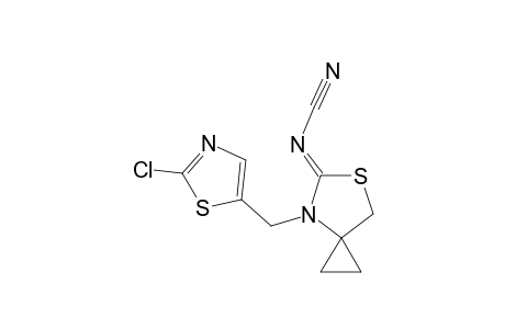 N-[4-(2-CHLOROTHIAZOL-5-YLMETHYL)-6-THIA-4-AZASPIRO-[2.4]-HEPT-5-YLIDENE]-CYANAMIDE