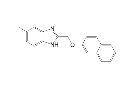 1H-1,3-Benzimidazole, 5-methyl-2-[(2-naphthalenyloxy)methyl]-