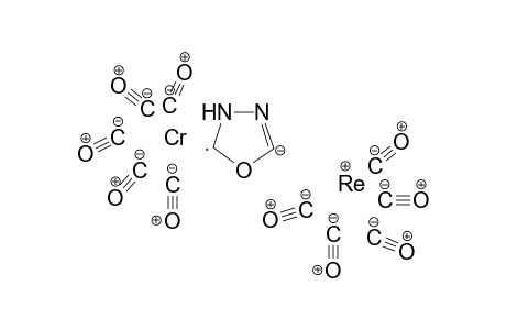 Pentacarbonyl{5-pentacarbonylrhenio-1,3,4-oxdiazolin- 2-ylidene}chromium