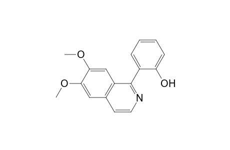 Phenol, 2-(6,7-dimethoxy-1-isoquinolinyl)-