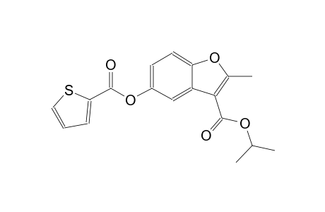 isopropyl 2-methyl-5-[(2-thienylcarbonyl)oxy]-1-benzofuran-3-carboxylate