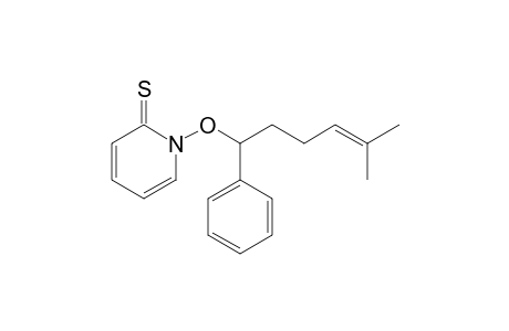 1-[1'-Phenyl-5'-methyl-4'-hexenyloxy]pyridine-2(1H)-thione