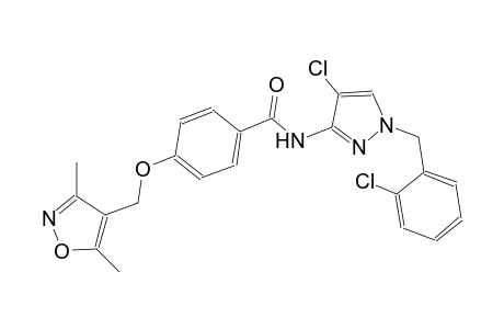 benzamide, N-[4-chloro-1-[(2-chlorophenyl)methyl]-1H-pyrazol-3-yl]-4-[(3,5-dimethyl-4-isoxazolyl)methoxy]-