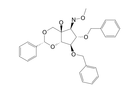 (2R,4aR,5S,6S,7R,7aS)-6,7-bis(benzyloxy)-5-(methoxyamino)-2-phenyl-5,6,7,7a-tetrahydro-4H-cyclopenta[d][1,3]dioxin-4a-ol