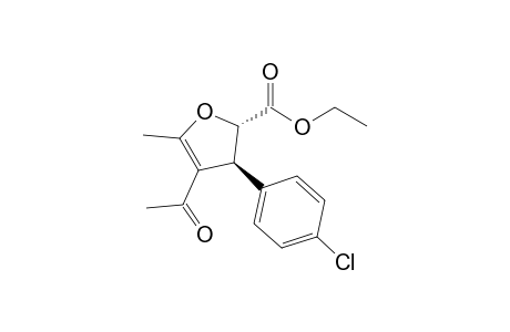 (2S,3S)-Ethyl 4-Acetyl-5-methyl-3-(4-chlorophenyl)-2,3-dihydrofuran-2-carboxylate
