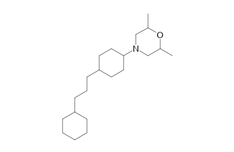 Morpholine, 4-[4-(3-cyclohexylpropyl)cyclohexyl]-2,6-dimethyl-