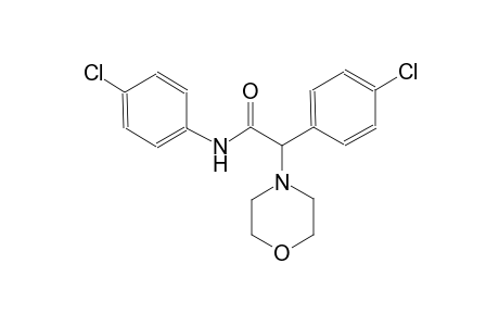 4-morpholineacetamide, N,alpha-bis(4-chlorophenyl)-