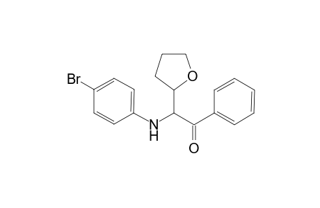 2-(4-Bromophenylamino)-1-phenyl-2-(tetrahydrofuran-2-yl)ethanone
