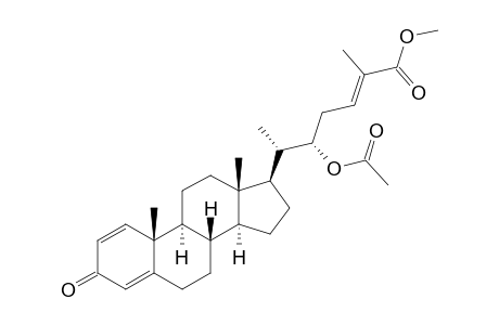 METHYL-(22-R,24-E)-22-ACETOXY-3-OXOCHOLESTA-1,4,24-TRIEN-26-OATE
