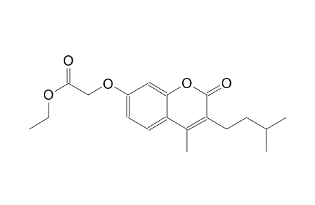 ethyl [(3-isopentyl-4-methyl-2-oxo-2H-chromen-7-yl)oxy]acetate