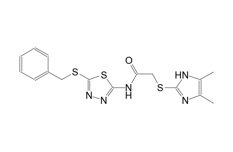 acetamide, 2-[(4,5-dimethyl-1H-imidazol-2-yl)thio]-N-[5-[(phenylmethyl)thio]-1,3,4-thiadiazol-2-yl]-