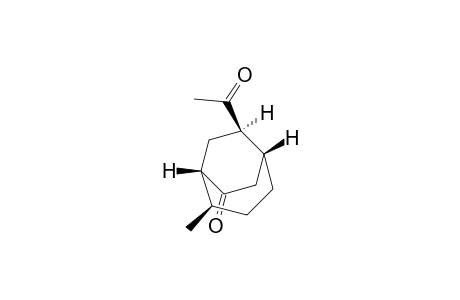 (1R,4R,5S,7R)-7-acetyl-4-methyl-9-bicyclo[3.2.2]nonanone