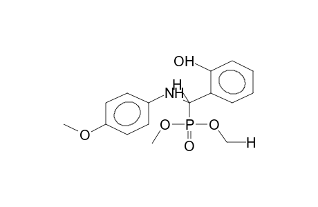 DIMETHYL ALPHA-(PARA-METHOXYPHENYLAMINO)-ORTHO-HYDROXYBENZYLPHOSPHONATE