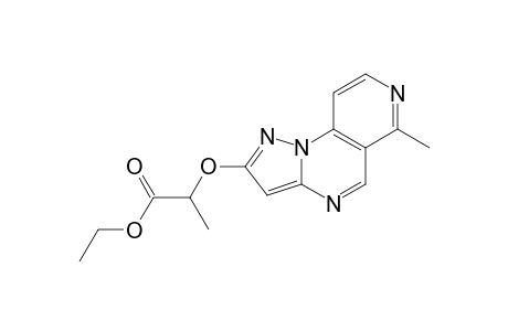 ETHYL-6-METHYLPYRAZOLO-[1,5-A]-PYRIDO-[3,4-E]-PYRIMIDIN-2-YL-2-OXYPROPANOATE