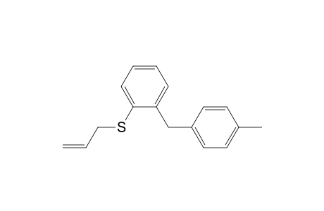 Benzene, 1-[(4-methylphenyl)methyl]-2-(2-propenylthio)-