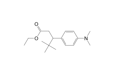 Benzenepropanoic acid, 4-(dimethylamino)-.beta.-(1,1-dimethylethyl)-, ethyl ester