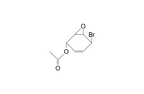 5-Bromo-(1a,2a,5b,6A)-7-oxa-bicyclo(4.1.0)hept-3-en-2-ol acetate