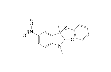 1, 3-Dimethyl-5-nitro-3-(phenylthio)indolin-2-one