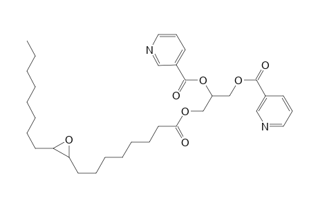 1-mono(9,10-epoxyoctadecanoyl)-rac-glycerol bisnicotinoyl derivative