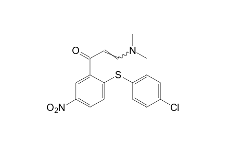 2'-[(p-chlorophenyl)thio]-3-(dimethylamino)-5'-nitroacrylophenone