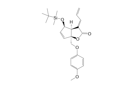 (3E,3aR,4R,6aS)-3-allylidene-4-[tert-butyl(dimethyl)silyl]oxy-6a-[(4-methoxyphenoxy)methyl]-3a,4-dihydrocyclopenta[b]furan-2-one