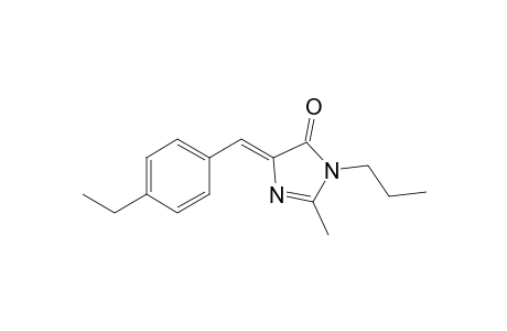 2-Methyl-4-(4-ethylbenzylidene)-1-propylimidazolin-5-one