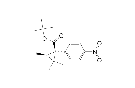Cyclopropanecarboxylic acid, 2,2,3-trimethyl-1-(4-nitrophenyl)-, 1,1-dimethylethyl ester, cis-(.+-.)-