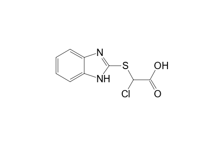 2-(1H-benzimidazol-2-ylsulfanyl)-2-chloranyl-ethanoic acid