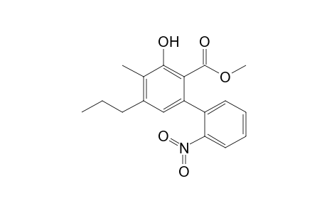 Methyl 3-hydroxy-4-methyl-2'-nitro-5-propylbiphenyl-2-carboxylate