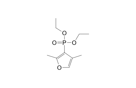 Phosphonic acid, 2,4-dimethylfuran-3-yl-, diethyl ester