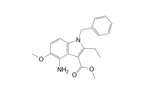 4-Amino-1-benzyl-2-ethyl-5-methoxy-indole-3-carboxylic acid methyl ester