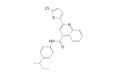 N-(4-sec-butylphenyl)-2-(5-chloro-2-thienyl)-4-quinolinecarboxamide