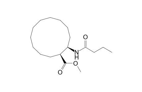 (1S,2R)-Methyl cis-2-(N-Propylcarbonyl)aminocyclododecanecarboxylate