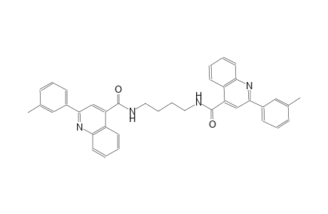 2-(3-methylphenyl)-N-[4-({[2-(3-methylphenyl)-4-quinolinyl]carbonyl}amino)butyl]-4-quinolinecarboxamide