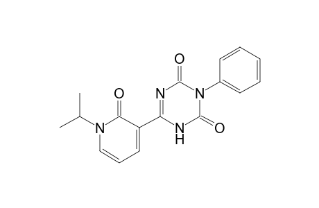 6-(1-isopropyl-2-keto-3-pyridyl)-3-phenyl-1H-s-triazine-2,4-quinone