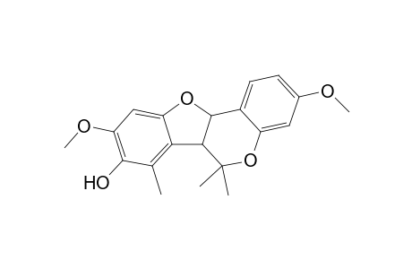 3,9-Dimethoxy-6,6,7-trimethyl-6a,11a-dihydro-6H-[1]benzofuro[3,2-c]chromen-8-ol