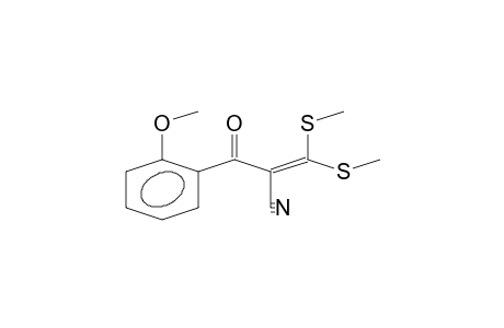 2-Cyano-1-(2-methoxy-phenyl)-3,3-bis(methylthio)-prop-2-en-1-one