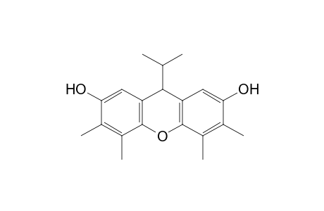 2,7-Dihydroxy-3,4,5,6-tetramethyl-9-isopropyl-9H-xanthene