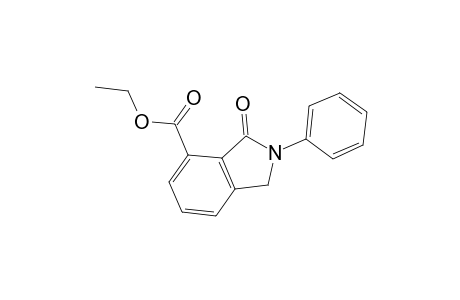Isoindole-4-carboxylic acid, 2,3-dihydro3-oxo-2-phenyl-, ethyl ester