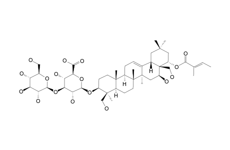 GYMNEMASIN-A;3-O-[BETA-D-GLUCOPYRANOSYL-(1->3)-BETA-D-GLUCURONOPYRANOSYL]-22-O-TIGLOYL-GYMNEMANOL