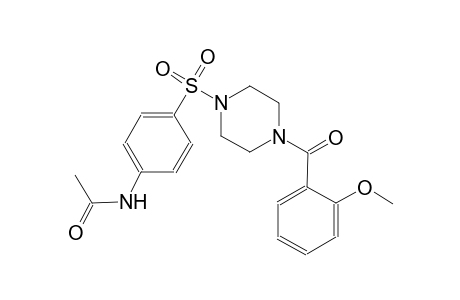acetamide, N-[4-[[4-(2-methoxybenzoyl)-1-piperazinyl]sulfonyl]phenyl]-