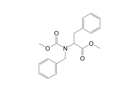 2-[benzyl(carbomethoxy)amino]-3-phenyl-propionic acid methyl ester