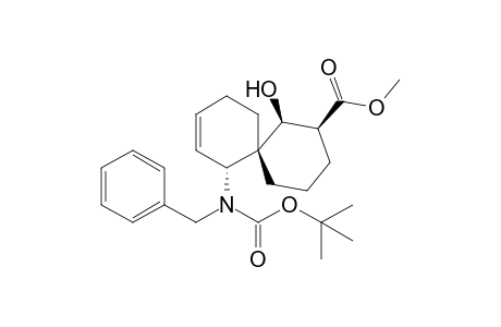 (1S,2S,6S,7R)-Methyl 7-(benzyl(tert-butoxycarbonyl)amino)-1-hydroxyspiro[5.5]undec-8-ene-2-carboxylate