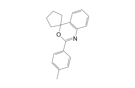 2-(p-Methylphenyl)spiro[3,1-benzoxazine-4,1'-cyclopentane]