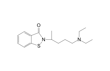 2-[4-(Diethylamino)-1-methylbutyl]-1,2-benzisothiazol-3(2H)-one