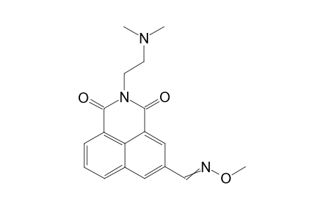 N-(N',N'-dimethylaminoethyl)-3-(N-methoxyaldoxime)naphthalimide