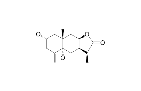 2-ALPHA,5-ALPHA-DIHYDROXY-11-ALPHA-H-EUDESMA-4(15)-EN-12,8-BETA-OLIDE