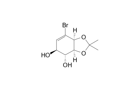 (3aS,4R,5S,7aS)-7-bromanyl-2,2-dimethyl-3a,4,5,7a-tetrahydro-1,3-benzodioxole-4,5-diol