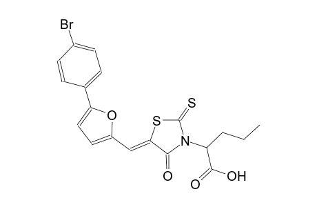 3-thiazolidineacetic acid, 5-[[5-(4-bromophenyl)-2-furanyl]methylene]-4-oxo-alpha-propyl-2-thioxo-, (5Z)-