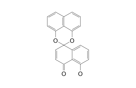 PALMARUMYCIN-CP1;5-HYDROXYSPIRO-[NAPHTHALENE-1(4H),2'-NAPHTHO-[1,8-DE]-[1,3]-DIOXIN]-4-ONE